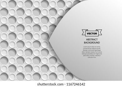 Abstract geometric background with circles.
