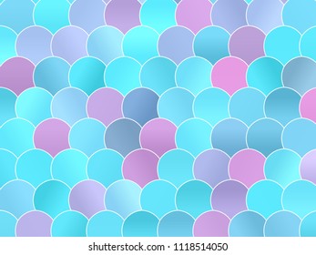 Abstract geometric background with circles. Gradients circles of pink, green and blue colors. Vector illustration