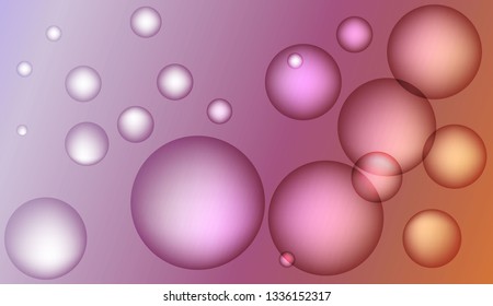 Abstract geometric background with circles. For your design ad, banner, cover page. Vector illustration