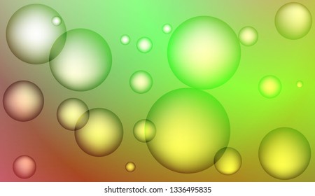 Abstract geometric background with circles. For your design ad, banner, cover page. Vector illustration