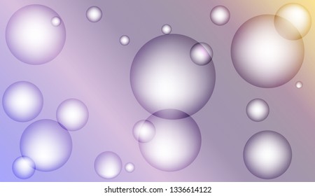 Abstract geometric background with circles. For your design ad, banner, cover page. Vector illustration