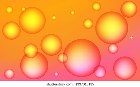 Abstract geometric background with circles. For your design wallpaper, presentation, banner, flyer, cover page, landing page. Vector illustration