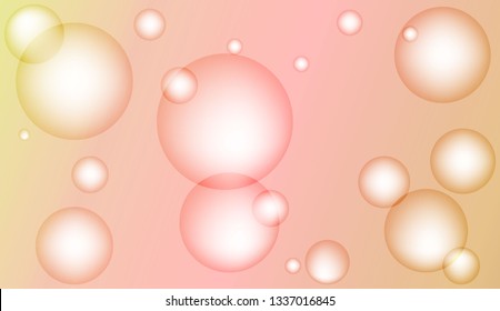 Abstract geometric background with circles. For your design ad, banner, cover page. Vector illustration