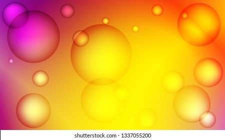 Abstract geometric background with circles. For your design wallpaper, presentation, banner, flyer, cover page, landing page. Vector illustration