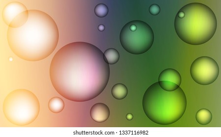 Abstract geometric background with circles. For your design wallpaper, presentation, banner, flyer, cover page, landing page. Vector illustration