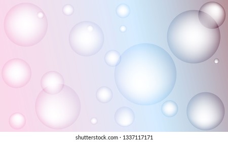 Abstract geometric background with circles. For your design wallpaper, presentation, banner, flyer, cover page, landing page. Vector illustration