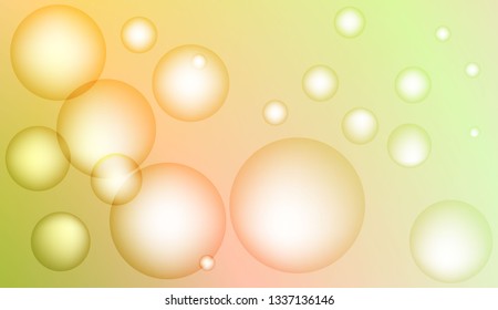 Abstract geometric background with circles. For your design ad, banner, cover page. Vector illustration