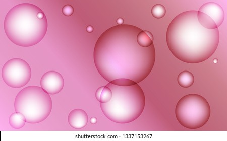 Abstract geometric background with circles. For your design wallpaper, presentation, banner, flyer, cover page, landing page. Vector illustration