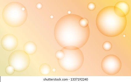 Abstract geometric background with circles. For your design wallpaper, presentation, banner, flyer, cover page, landing page. Vector illustration