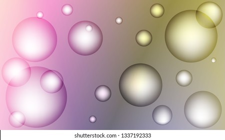 Abstract geometric background with circles. For your design ad, banner, cover page. Vector illustration
