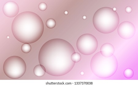 Abstract geometric background with circles. For your design wallpaper, presentation, banner, flyer, cover page, landing page. Vector illustration