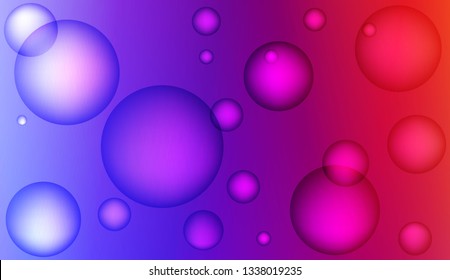 Abstract geometric background with circles. For your design ad, banner, cover page. Vector illustration