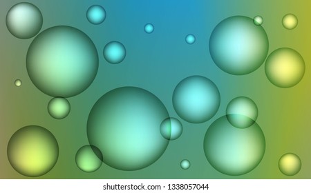 Abstract geometric background with circles. For your design wallpaper, presentation, banner, flyer, cover page, landing page. Vector illustration