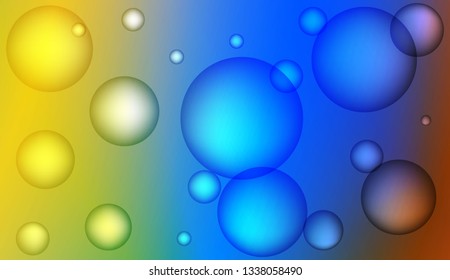 Abstract geometric background with circles. For your design ad, banner, cover page. Vector illustration