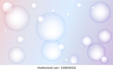 Abstract geometric background with circles. For your design wallpaper, presentation, banner, flyer, cover page, landing page. Vector illustration