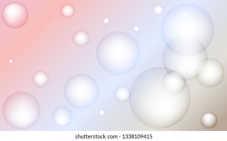 Abstract geometric background with circles. For your design wallpaper, presentation, banner, flyer, cover page, landing page. Vector illustration