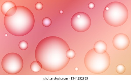 Abstract geometric background with circles. For your design ad, banner, cover page. Vector illustration