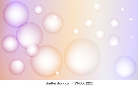 Abstract geometric background with circles. For your design wallpaper, presentation, banner, flyer, cover page, landing page. Vector illustration