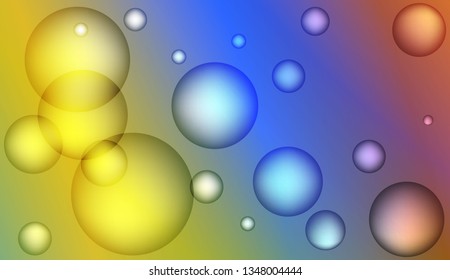 Abstract geometric background with circles. For your design ad, banner, cover page. Vector illustration