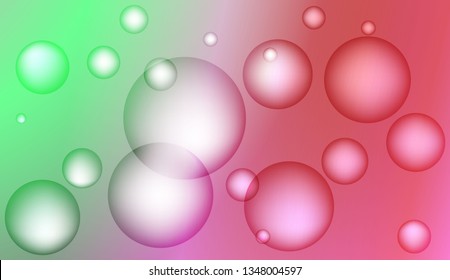 Abstract geometric background with circles. For your design wallpaper, presentation, banner, flyer, cover page, landing page. Vector illustration
