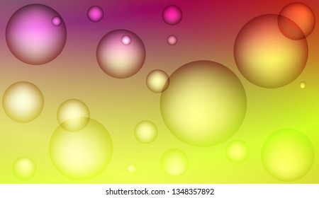 Abstract geometric background with circles. For your design wallpaper, presentation, banner, flyer, cover page, landing page. Vector illustration