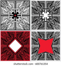 Abstract Geometric Background Collection, Art Deco (vector Art)