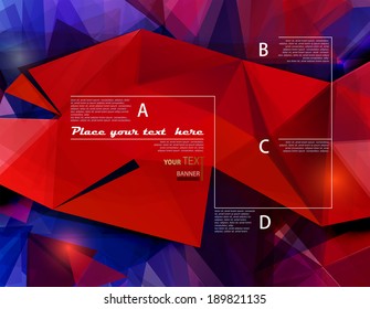 abstract geometric background with color blend 