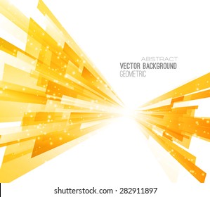 Abstract geometric background with color lines. Vector illustration. Brochure design