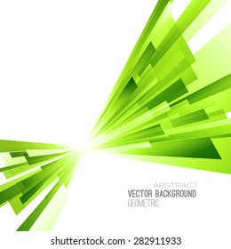 Fondo geométrico abstracto con líneas de color. Ilustración vectorial.Diseño de folleto