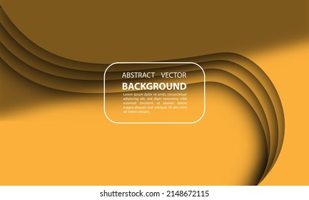 abstract geometric background color orange shadow overlay illustration trendy mock up for posters, banners, and others, vector design eps 10