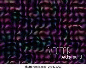 Abstract geometric background of colored optical grid