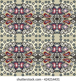 abstract geometric background of colored pixels