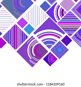 abstract geometric background with abstract colored rhombuses and lines, vector