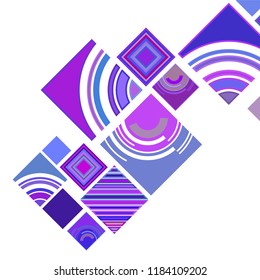 abstract geometric background with abstract colored rhombuses and lines, vector