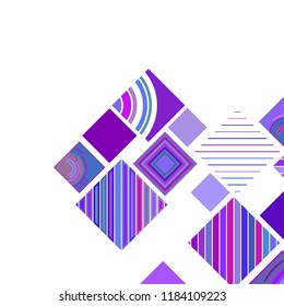 abstract geometric background with abstract colored rhombuses and lines, vector