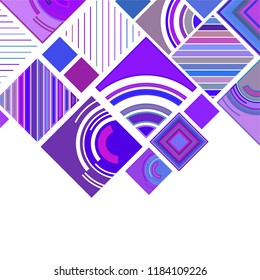 abstract geometric background with abstract colored rhombuses and lines, vector
