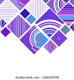 abstract geometric background with abstract colored rhombuses and lines, vector
