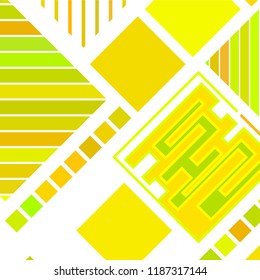 abstract geometric background with abstract colored rhombuses and lines, vector