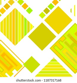 abstract geometric background with abstract colored rhombuses and lines, vector