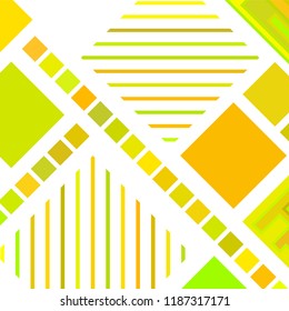 abstract geometric background with abstract colored rhombuses and lines, vector