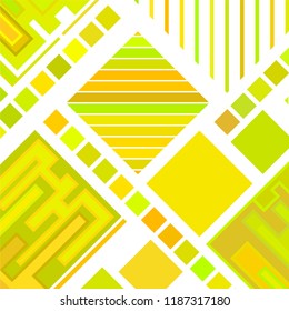 abstract geometric background with abstract colored rhombuses and lines, vector