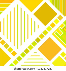 abstract geometric background with abstract colored rhombuses and lines, vector