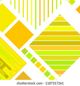 abstract geometric background with abstract colored rhombuses and lines, vector