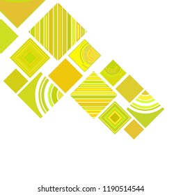 abstract geometric background with abstract colored rhombuses and lines, vector