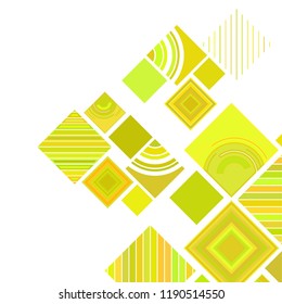 abstract geometric background with abstract colored rhombuses and lines, vector