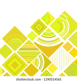 abstract geometric background with abstract colored rhombuses and lines, vector
