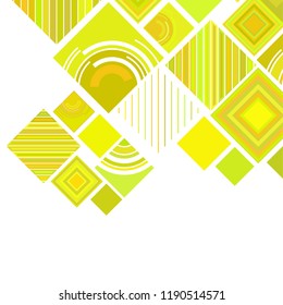 abstract geometric background with abstract colored rhombuses and lines, vector