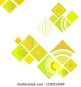 abstract geometric background with abstract colored rhombuses and lines, vector