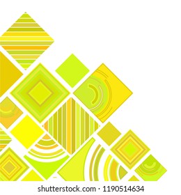abstract geometric background with abstract colored rhombuses and lines, vector