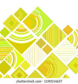 abstract geometric background with abstract colored rhombuses and lines, vector